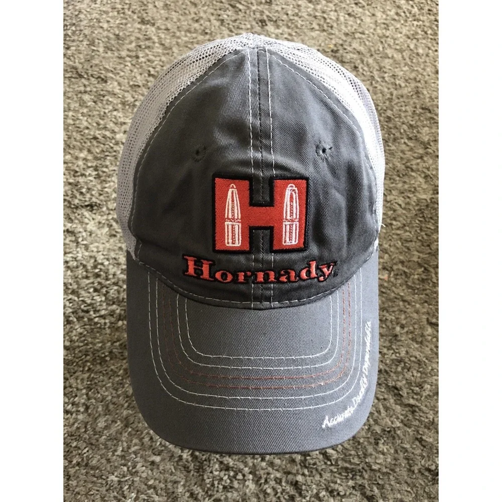 Hornady Ammunition Baseball Hat Mens Bullets Cotton Embroidered